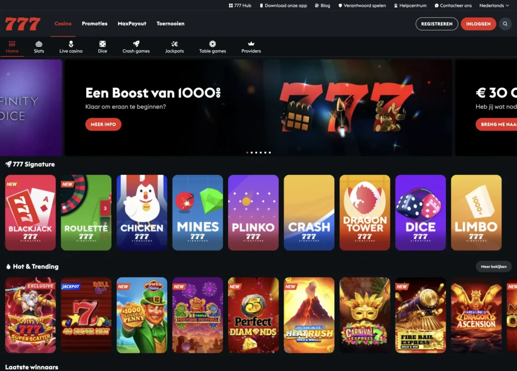 casino777 online casino belgië