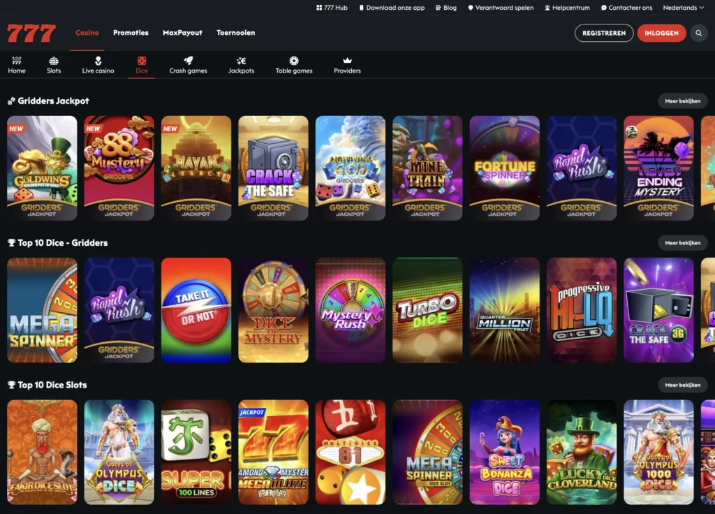 casino777 dice spellen online