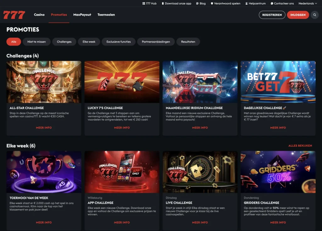 promoties casino777 belgië