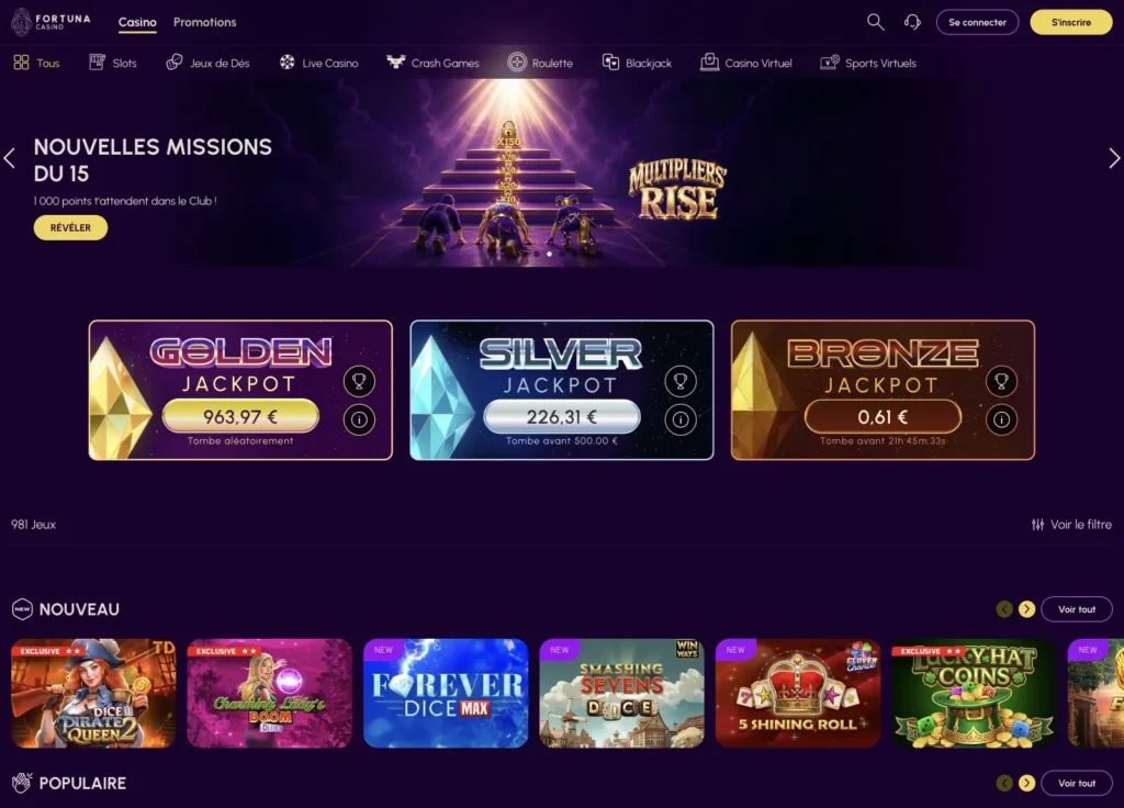 fortuna casino en ligne Belgique