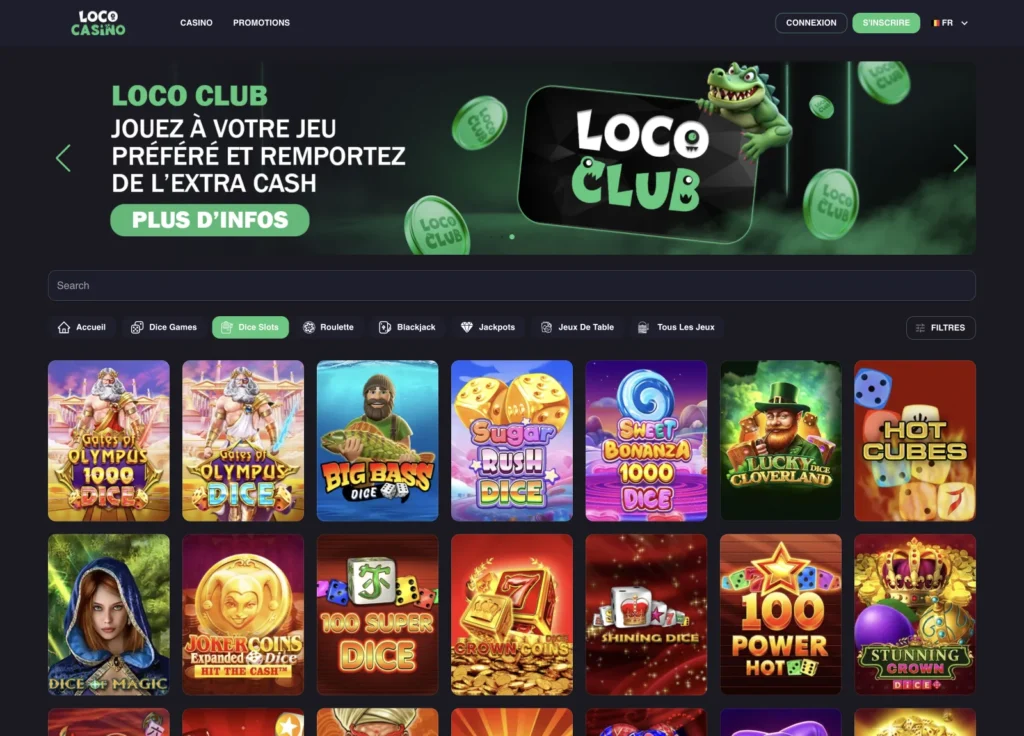 loco casino dice slots
