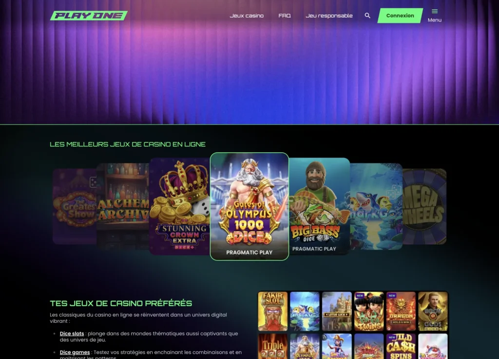 playone casino en ligne Belgique