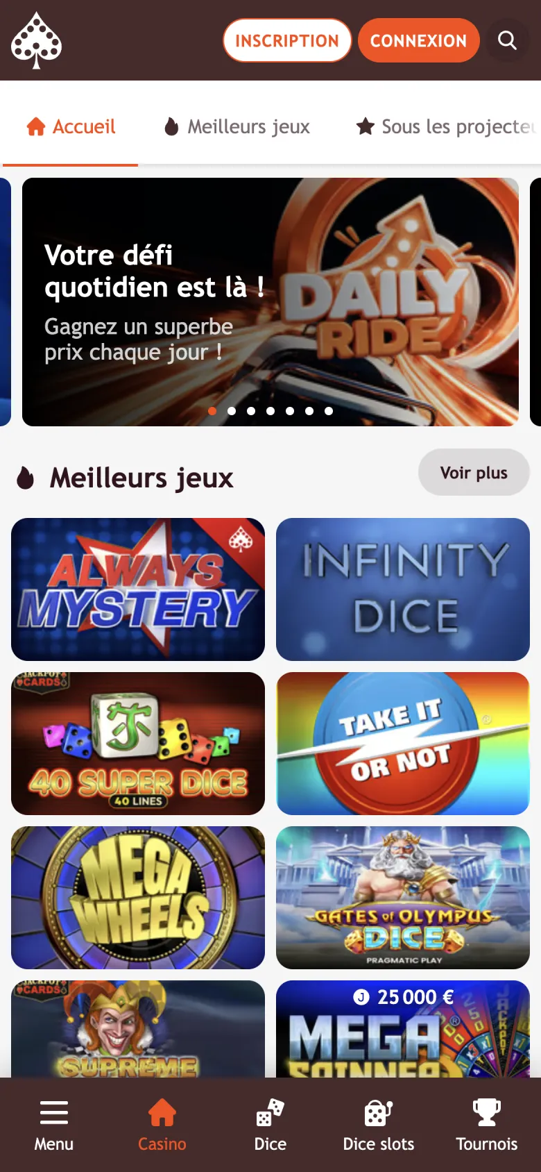 Casino en ligne Carousel