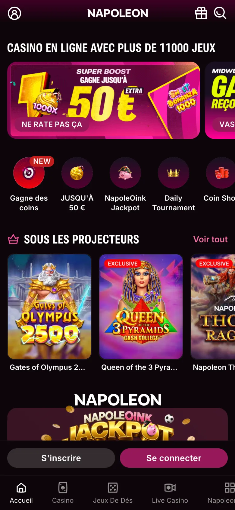 Casino en ligne Napoleon Games
