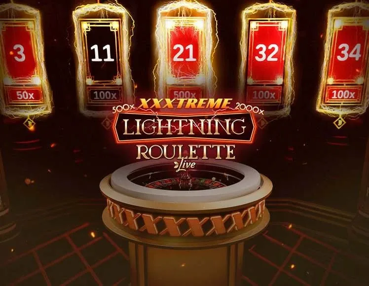 XXXtreme Lightning Roulette, jeu de live casino d’Evolution