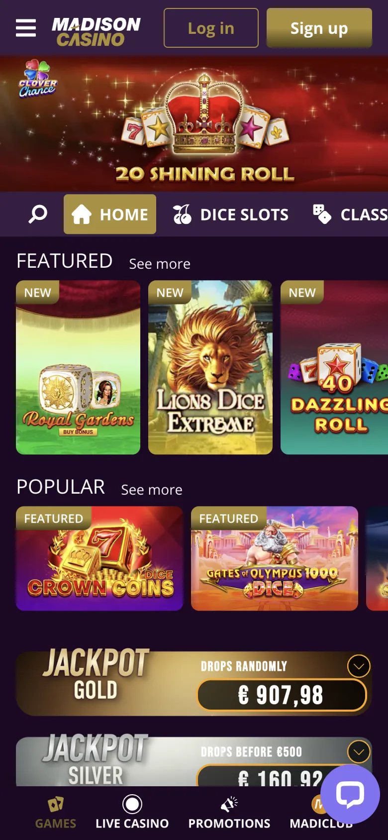 Online casino Madison